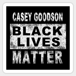 Casey Goodson Black Lives Matter Arial W Sticker